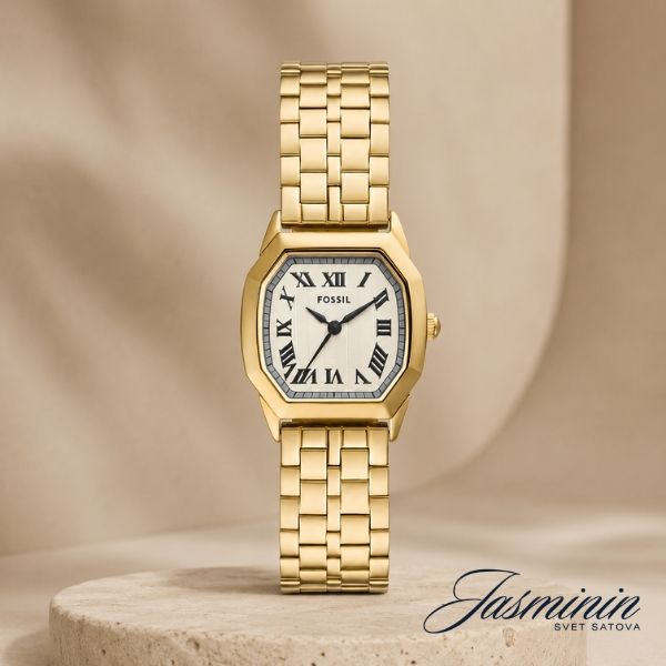 Ženski sat Fossil ES5361 Harlow Octagonal Gold Tone